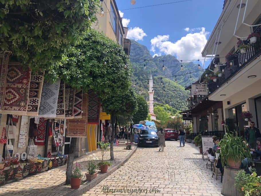 old town street in Kruja